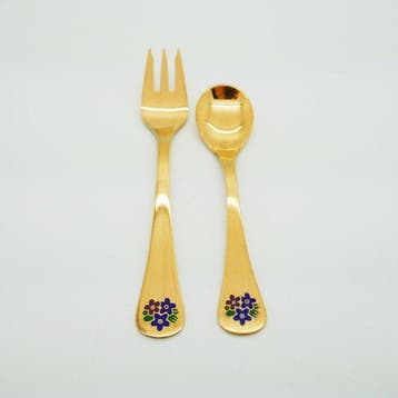 Georg Jensen - Bestekset (2) - .925 zilver - Jaarset 1992