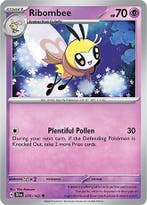 Ribombee 076/162 reverse holo Temporal forces, Ophalen of Verzenden, Nieuw, Losse kaart, Foil