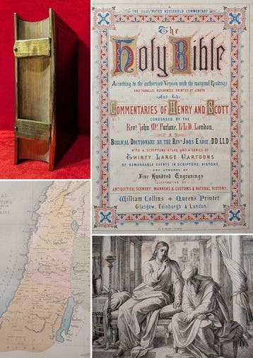 [IRONWORK & CLASPS / KING JAMES BIBLE] - The Holy Bible, Antiek en Kunst