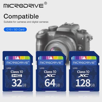 Snelle SD Kaart (16GB-256GB) - Class 10 SDHC/XC Geheugenkaar, Verzenden, Nieuw