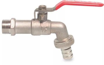 Profec messing tap-kogelkraan, type 120, buitendra, Verzenden, Nieuw