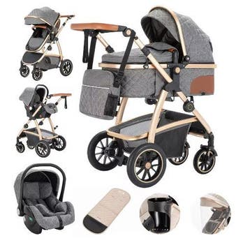 Verstelbare 3-in-1 Kinderwagen voor Pasgeborenen tot 36 Maan, Verzenden, Nieuw