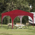 vidaXL Pop-up Feesttent 290 x 290 x 245 cm Bordeauxrood, Verzenden, Nieuw