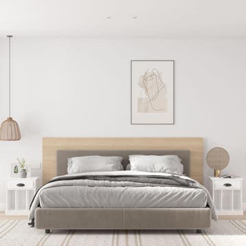 vidaXL Nachtkastjes 2 st 43x36x50 cm hoogglans wit, Minder dan 45 cm, Verzenden, Nieuw, Minder dan 55 cm
