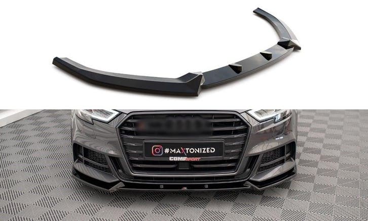 Front splitter V.1 voor Audi S3 8V A3 8V Facelift S line, Auto diversen, Tuning en Styling, Ophalen of Verzenden