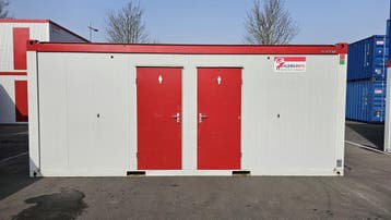 Sanitair unit 6x3 dames en heren gescheiden!, Doe-het-zelf en Verbouw, Ophalen, Gebruikt