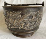 Jardinière - bronzen jardinière / cachepot met