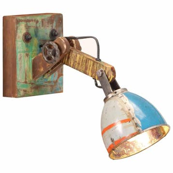 vidaXL Wandlamp industriële stijl rond E27 meerkleurig, Verzenden, Nieuw