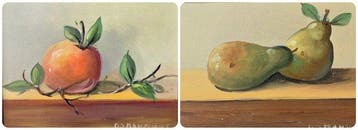 Rinus Manschot (XX-XXI) - Stilleven met Twee peren en een, Antiek en Kunst