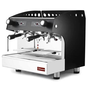Espresso Apparaat | 2 Groepen | Half Automatisch | Zwart |, Verzenden, Nieuw in verpakking