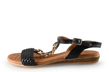 Dolcis Sandalen in maat 39 Zwart, Dolcis, Verzenden, Zwart, Sandalen of Muiltjes