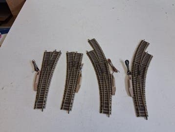 Fleischmann H0 - 6143/6141 - Modeltreinsporen (4) - 4x, Hobby en Vrije tijd, Modeltreinen | H0, Nieuw