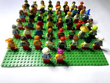 Lego Minifiguur - World City - 50 Lego Mini Figuren Minifig, Nieuw