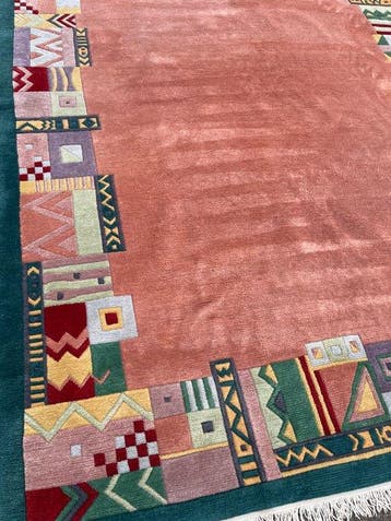 Nini Ferrucci design - gereinigd - handgeknoopt - wol -, Nieuw
