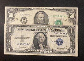 Verenigde Staten van Amerika. - 1, 50 Dollars - 1935/1963 -