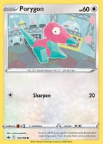 Porygon 116/198 Chilling Reign, Ophalen of Verzenden, Nieuw, Losse kaart, Foil
