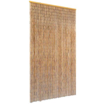 vidaXL Vliegengordijn 100x200 cm bamboe, Verzenden, Nieuw, Bruin