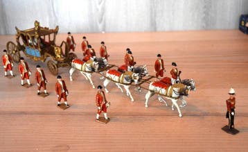 Autre - Speelgoedsoldaatje Calèche Royale - 1950-1960 -, Antiek en Kunst
