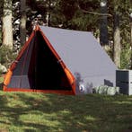 vidaXL Tent A-frame 2-persoons waterdicht grijs, Caravans en Kamperen, Verzenden, Nieuw, Tot en met 2