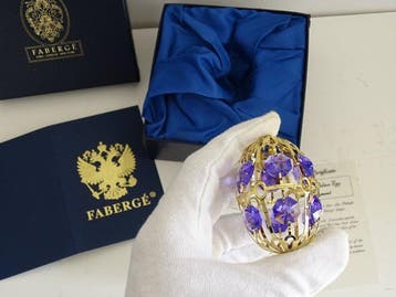 Figuur - Fabergé style - Crystal Palace Imperial ornament, Nieuw
