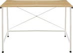 2dekans | Bureau Stoer - laptoptafel - industrieel - wit, Ophalen of Verzenden, Zo goed als nieuw