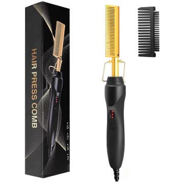 2-in-1 Elektrische Stijlkam voor Haar en Baard Hot Comb, Verzenden, Nieuw