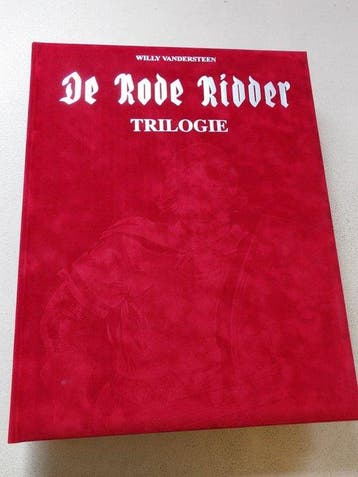 De Rode Ridder - Trilogie 1 rood velours - BE uitgave - Luxe, Nieuw