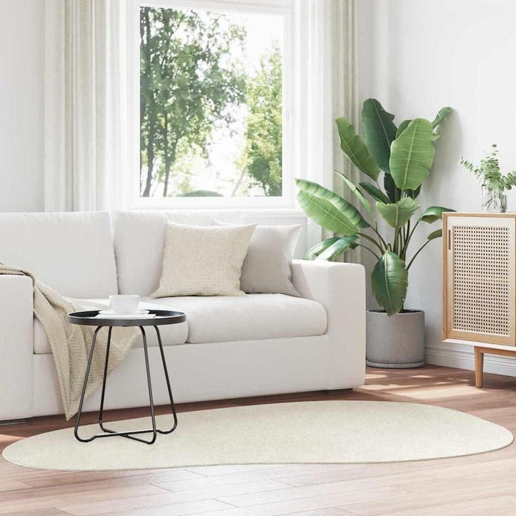 Vloerkleed 140x200cm Creme | Tweedekansje | OP=OP, Huis en Inrichting, Stoffering | Tapijten en Kleden, 100 tot 150 cm, 200 cm of meer