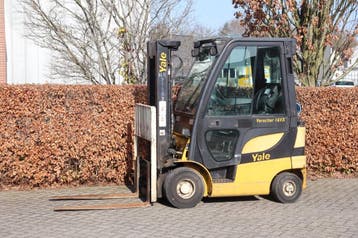 Veiling: Heftruck Yale GLP16VX LPG 1490kg 3.21m 2014, 1000 tot 2000 kg, Ophalen, LPG, Heftruck