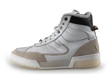 Shabbies Amsterdam Hoge sneakers in maat 41 Wit, Verzenden, Wit, Shabbies Amsterdam, Sneakers of Gympen