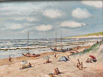Nederlandse school (XX) - Spiaggia, After Van der Plas