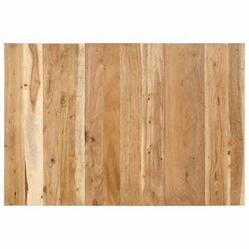 vidaXL Hoofdbord 120 cm massief acaciahout, Verzenden, Nieuw, Bruin, Hout
