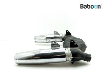 Uitlaatdemperset Origineel Honda VT 800 Shadow (VT800), Verzenden, Gebruikt