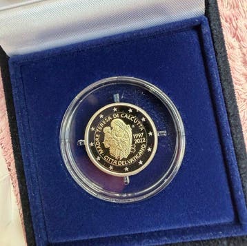 Vaticaan. 2 Euro 2022 Madre Teresa Proof (Zonder