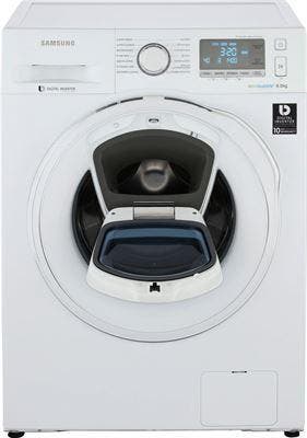 Samsung WW80K6405SW - Wasmachine - 8 kg - 1400 tpm - AddWash, Ophalen of Verzenden, Zo goed als nieuw, Voorlader, 85 tot 90 cm