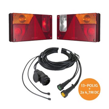 Verlichtingsset Aanhanger Aspöck Multipoint 1, 7m | + 2x 4,7, Auto-onderdelen, Verlichting, Ophalen of Verzenden, Nieuw
