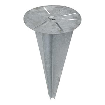Grondanker Spike 21cm Basisbevestiging 50cm Diepte - 5818, Verzenden, Nieuw, Overige typen