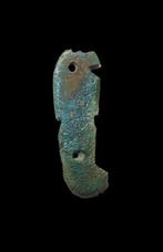 Oud-Egyptisch Faience Amulet - Douamoutef (Zonder
