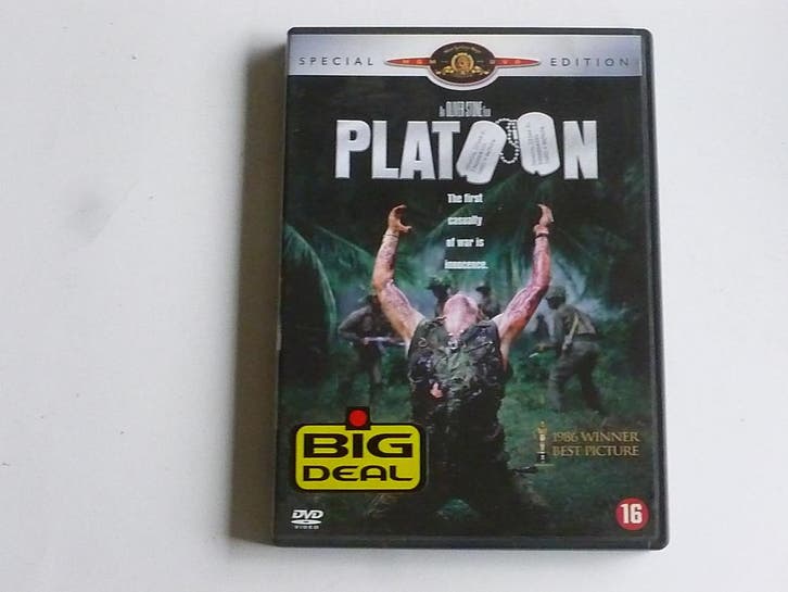 Platoon - Oliver Stone (DVD), Cd's en Dvd's, Dvd's | Klassiekers, Zo goed als nieuw, Ophalen of Verzenden