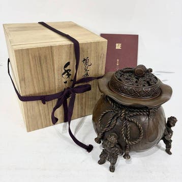 Qilin and Dragon Censer - Tsunetaro Futagami  (1896 —