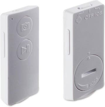 muvit Bluetooth afstandbediening voor Selfie Stick - Wit, Verzenden, Nieuw