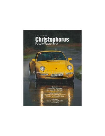 1994 PORSCHE CHRISTOPHORUS MAGAZINE 251 DUITS, Nieuw, Porsche, Author