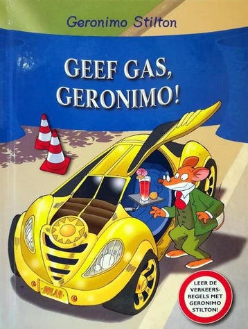 Boek Geronimo Stilton - Geef gas, Geronimo! 9789085924074, Verzenden, Zo goed als nieuw