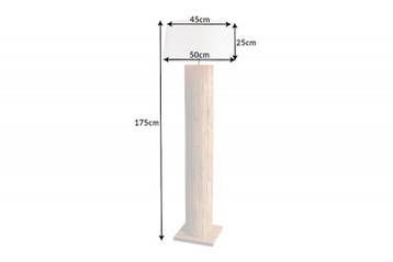 Lampenkap 45x25x50cm kegelvormig linnen naturel voor staande, Ophalen of Verzenden, Nieuw