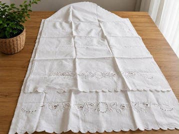 Asciugamani atichi cpn ricamo a mano lino - Handdoek (2) -
