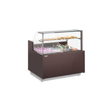 GGM Gastro | Gebaksvitrine RIGA - 1370x990mm - 138 liter - |, Verzenden, Nieuw in verpakking, Overige typen