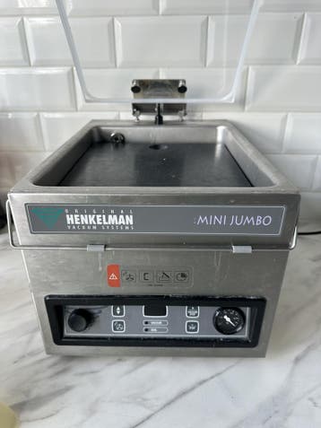 Vacuümmachine , Henkelman, Mini Jumbo , Grijs / Chroom, 2, Nieuw in verpakking
