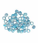 Haarspeld Kaarkralen 1cm - Marmer Patroon - Blauw - Set van, Nieuw