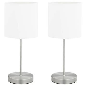 Nachtlampjes modern wit 38cm - Tweedekansje - OP=OP, Huis en Inrichting, Lampen | Tafellampen, Ophalen of Verzenden, Gebruikt