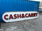 Neonreclame CASH&CARRY - Neonlichtbord - Aluminium, Antiek en Kunst